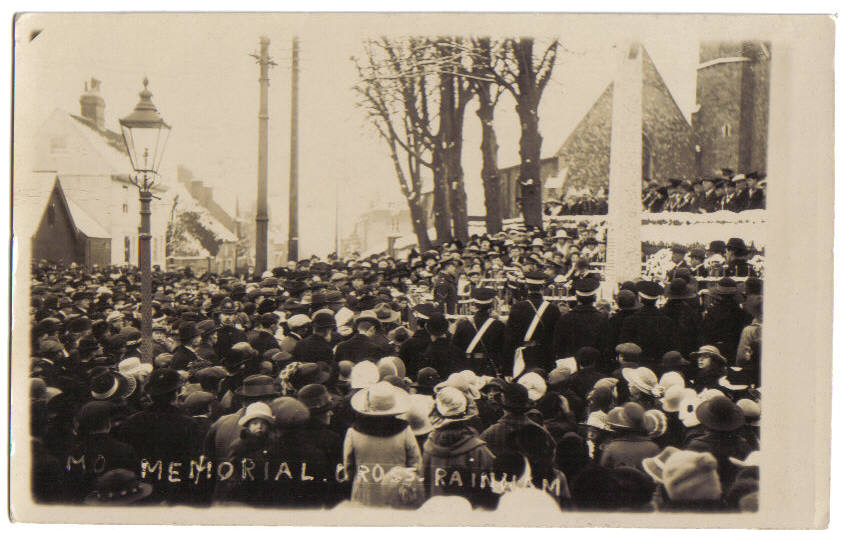 Rainham War Memorials for the Fallen 1914-1918